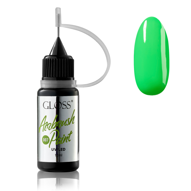GLOSS Airbrush Paint 007 (light green), 12 ml